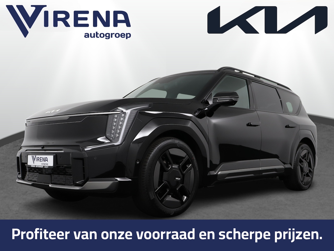 Kia EV9 - GT-Line AWD 6-zits 99.8 kWh - LED-matrix - Head-up	display - Glazen dak 2e zitrij - AutoWereld.nl