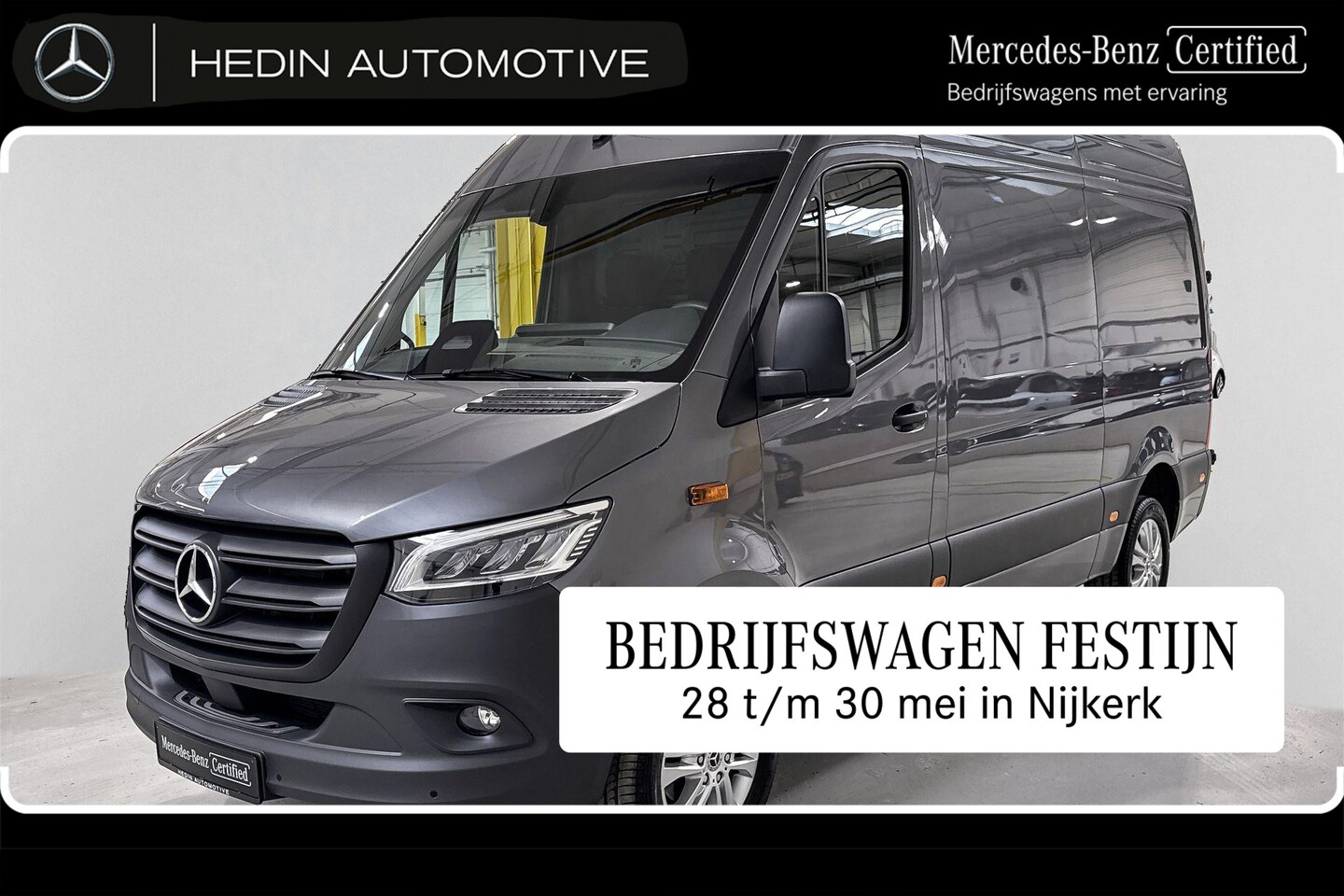 Mercedes-Benz Sprinter - 317 Diesel L2/H2 Automaat RWD | LED | Parkpilot | Stoelverwarming | Airco | Zijwindassiste - AutoWereld.nl
