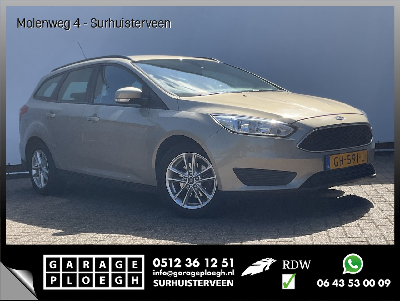 Ford Focus Wagon - 1.0 Trend Edition Cruise Navi Airco Origineel Nederlands NW Motor! - AutoWereld.nl