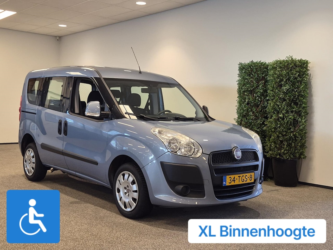 Fiat Doblò - Rolstoelauto 3+1 XXL-Ombouw - AutoWereld.nl