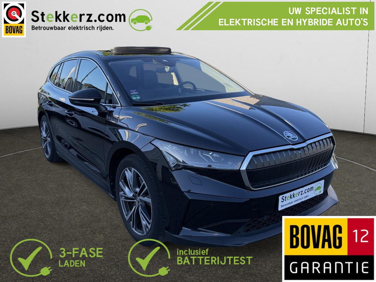 Skoda Enyaq iV - 80 | All-in prijs incl. 12 mnd BOVAG | SOH 95,4% | Leer | Panoramadak | E.v.a. opties! - AutoWereld.nl