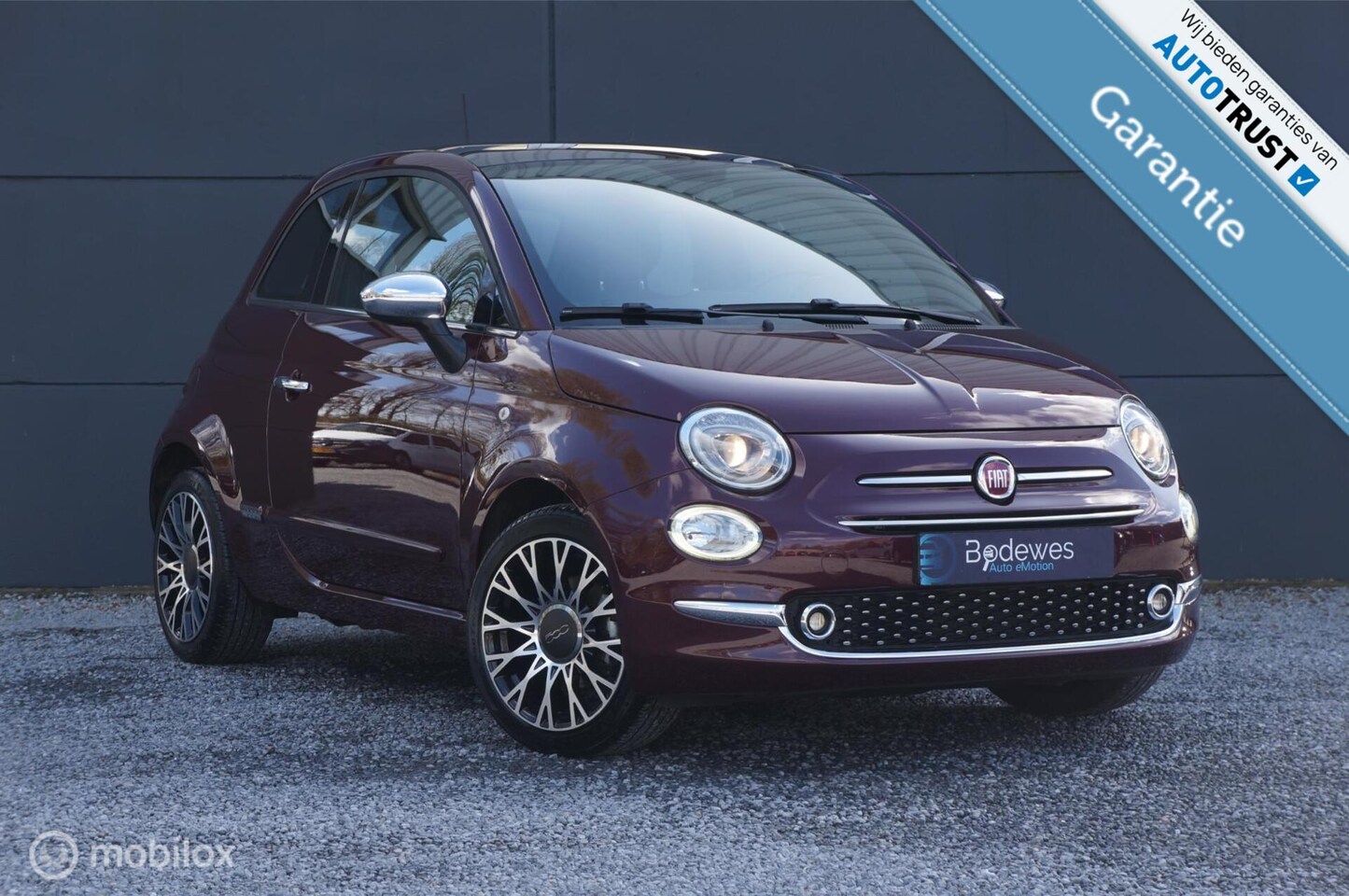 Fiat 500 - 1.0 Hybrid Lounge Exclusive Navi Cruise Clima PDC! - AutoWereld.nl