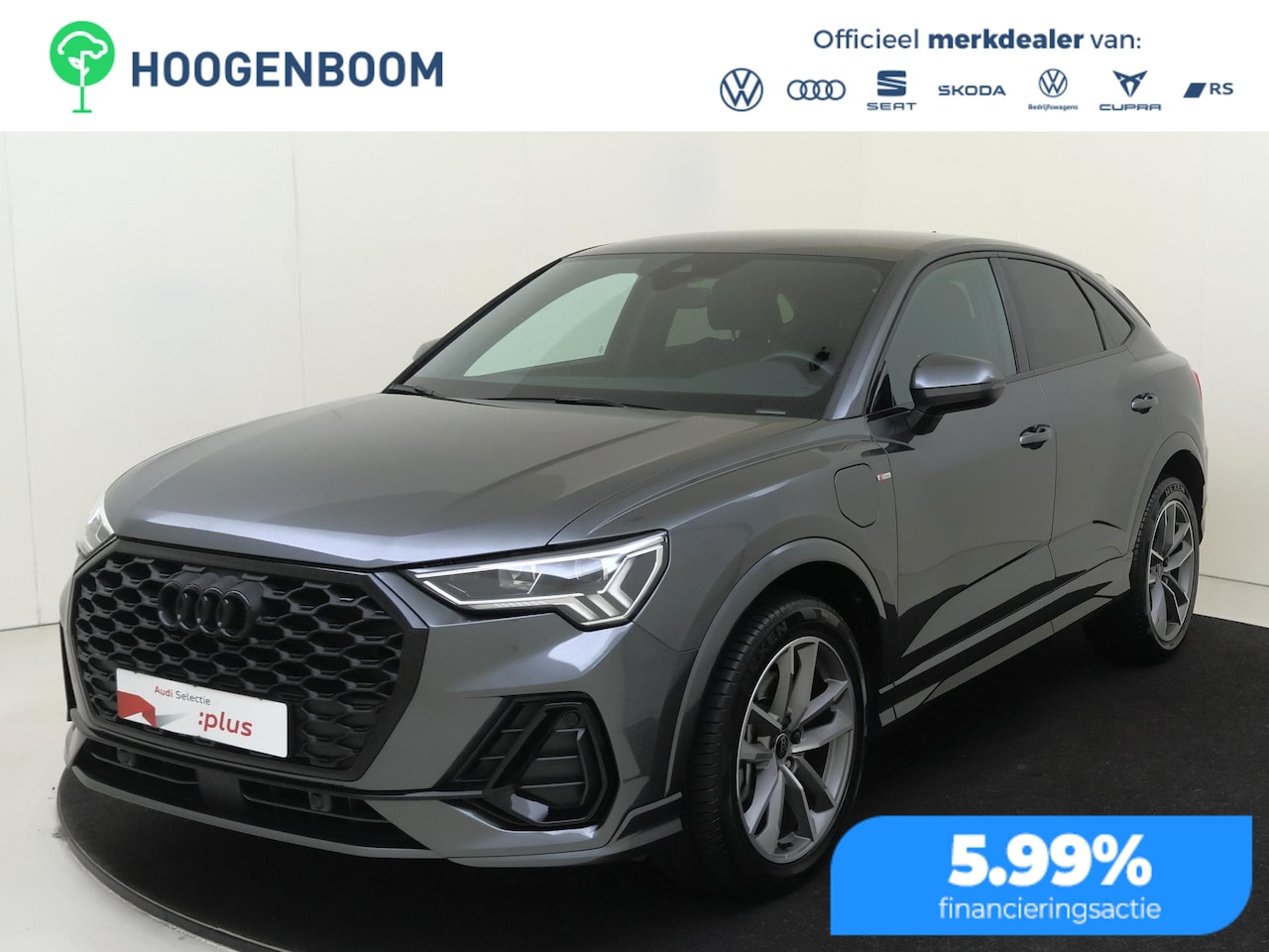 Audi Q3 Sportback - 45 TFSI e S Edition | SoH 100% | Keyless | Optiek zwart Plus | Navigatie Plus | Sfeerverli - AutoWereld.nl