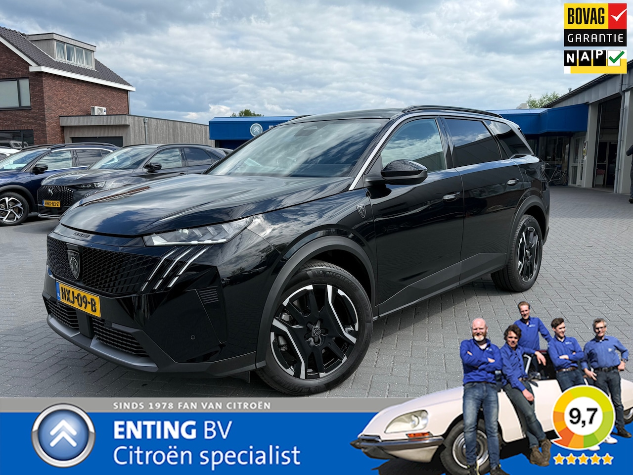 Peugeot 5008 - 1.6 Plug-in Hybrid 195 GT 7 ZITS ADAPTIVE CRUISE NL AUTO - AutoWereld.nl