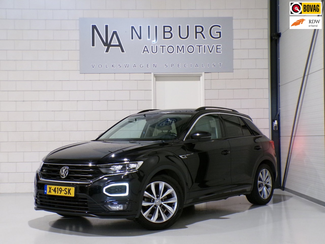 Volkswagen T-Roc - 1.0 TSI R-Line Sport Apple-Carplay Full-LED Stoelverwarming Leer Parkeersensoren Adaptive- - AutoWereld.nl