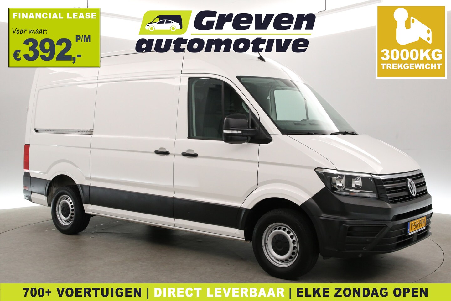 Volkswagen Crafter - 2.0 TDI L3H3 140PK | Aut. | 3000KG Trekgew. | Airco | Adap. Cruise | Camera | Carplay | Pa - AutoWereld.nl