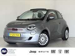 Fiat 500 C - Elektrisch Cabrio RED Edition | Apple-Android | Navigatie | Parkeersensoren | Climate Cont