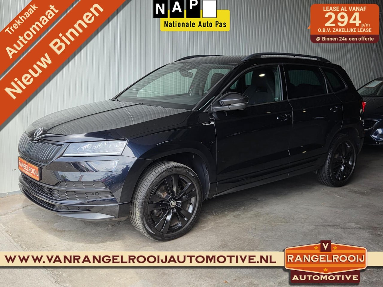 Skoda Karoq - 1.5 TSI ACT DSG Sportline, klaphaak, pano, canton, sportstoelen, zwarte hemel - AutoWereld.nl