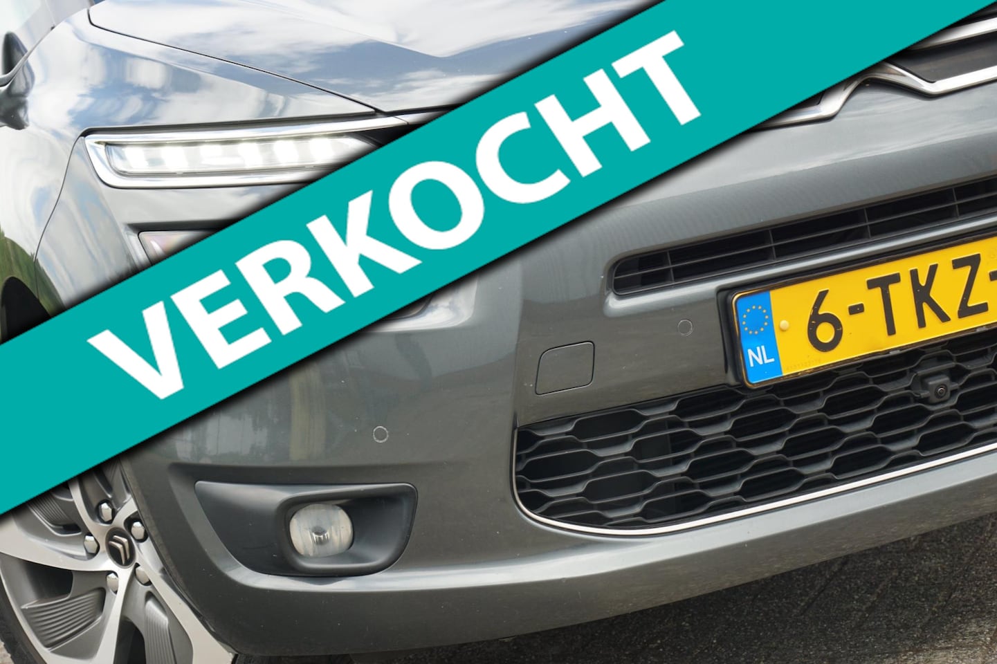 Citroën Grand C4 Picasso - THP 7P Exclusive - Gris Platinium - Panorama/Climate/Cruise/Camera - AutoWereld.nl