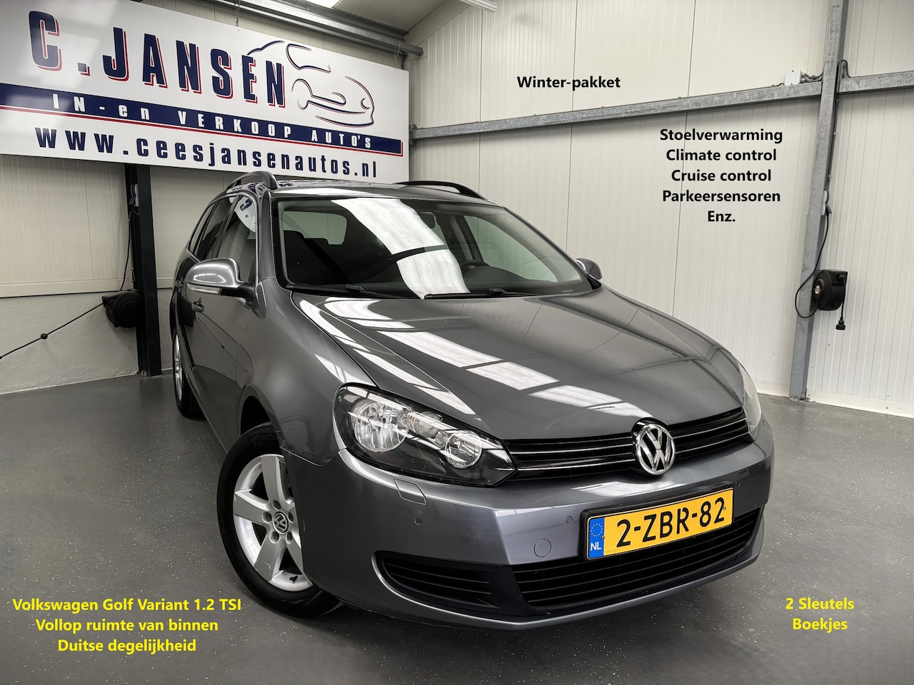 Volkswagen Golf Variant - 1.2 TSI Comfortline BlueMotion Nette auto! | Cruise control | Electronic climate controle - AutoWereld.nl