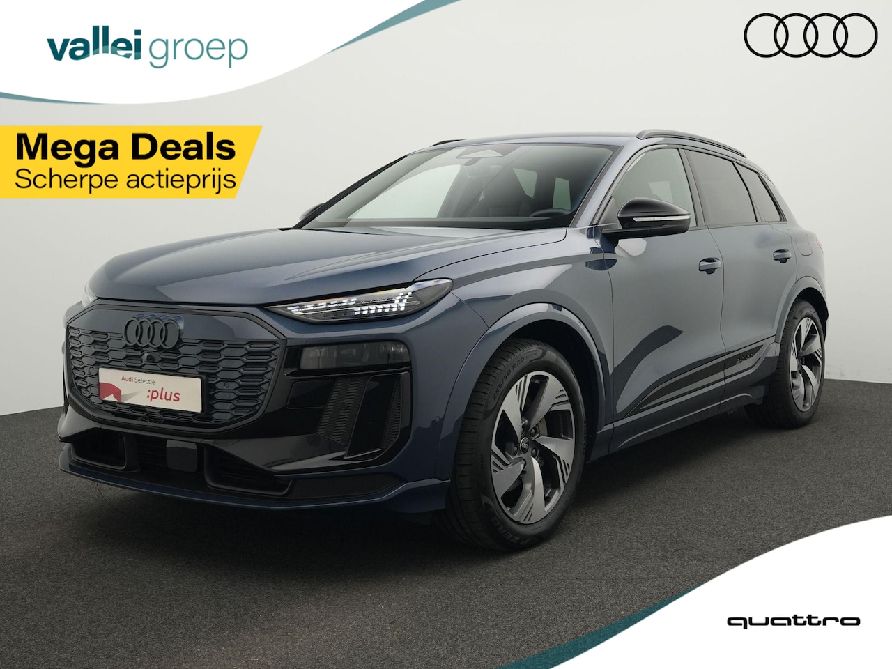 Audi Q6 e-tron - Quattro S edition 100 kWh / S-Line | 360 camera | Geheugenstoel | Matrix LED | Park Assist - AutoWereld.nl