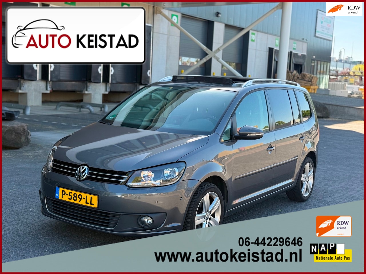 Volkswagen Touran - 1.2 TSI HIGHLINE BLUEMOTION CARPLAY/PANORAMA/STOELVERWARMING! - AutoWereld.nl
