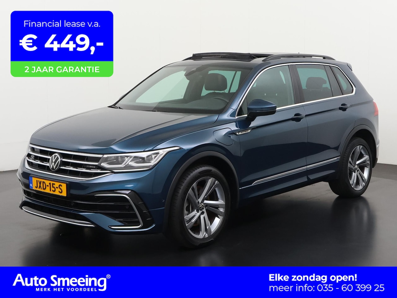 Volkswagen Tiguan - 1.4 TSI eHybrid R Line | Panoramadak | Trekhaak | Stoelverwarming | Zondag Open! - AutoWereld.nl