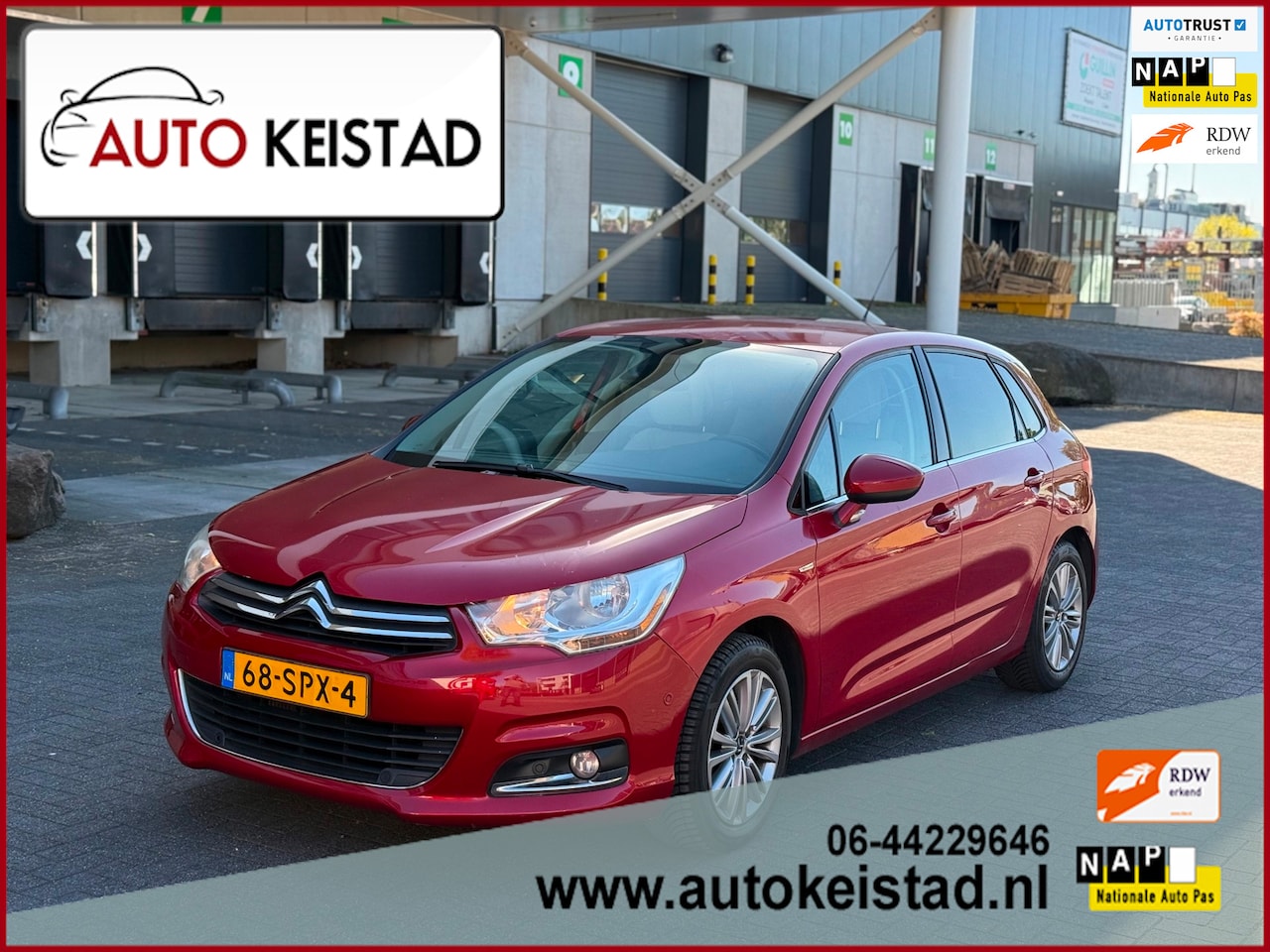 Citroën C4 - 1.6 THP EXCLUSIVE AUTOMAAT MASSAGE/NAVIGATIE/CLIMA! VELE OPTIES! - AutoWereld.nl