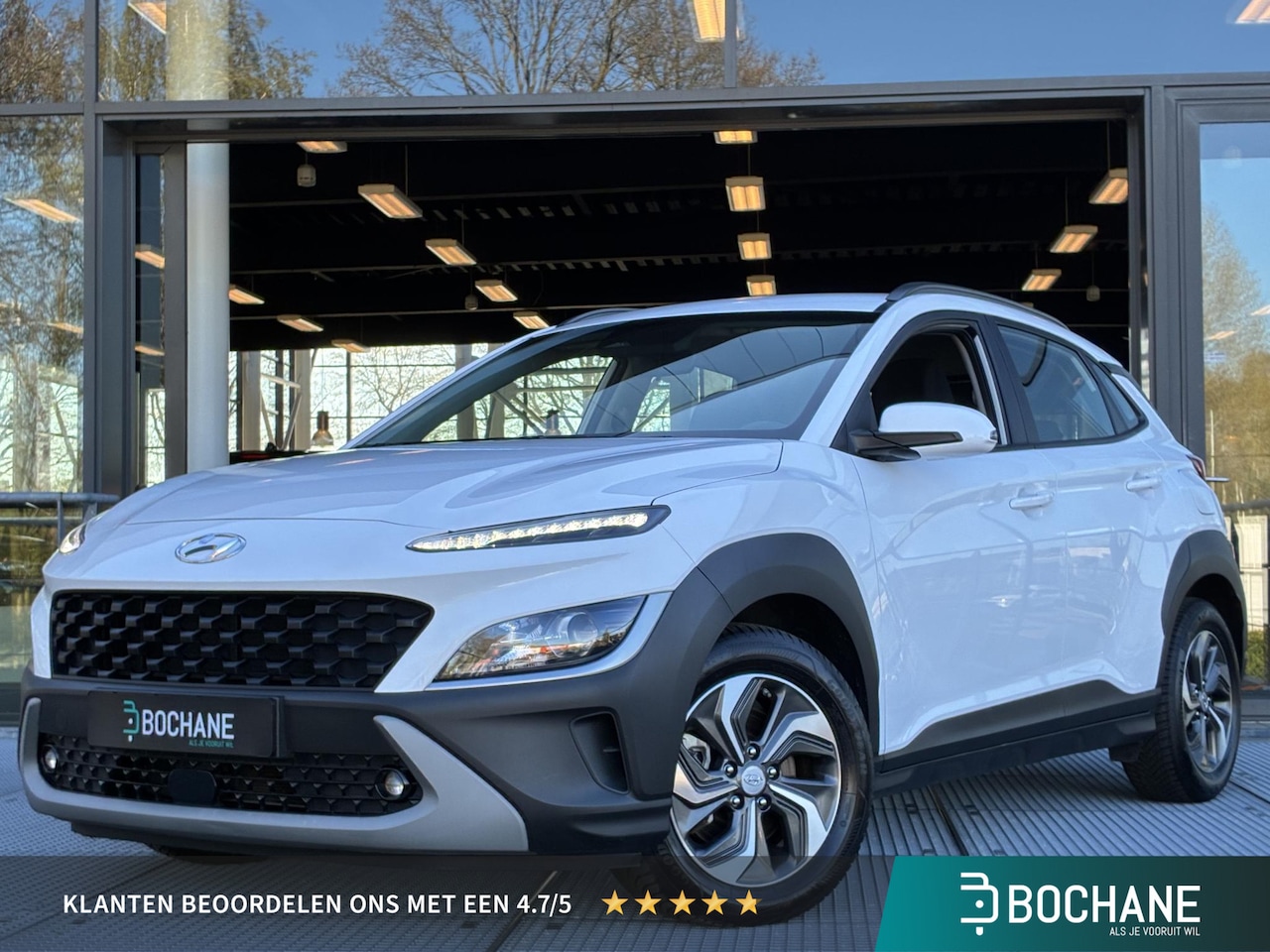 Hyundai Kona - 1.6 GDI HEV Comfort Smart Automaat 105PK | Navigatie | Carplay/Android | Adaptieve Cruise - AutoWereld.nl