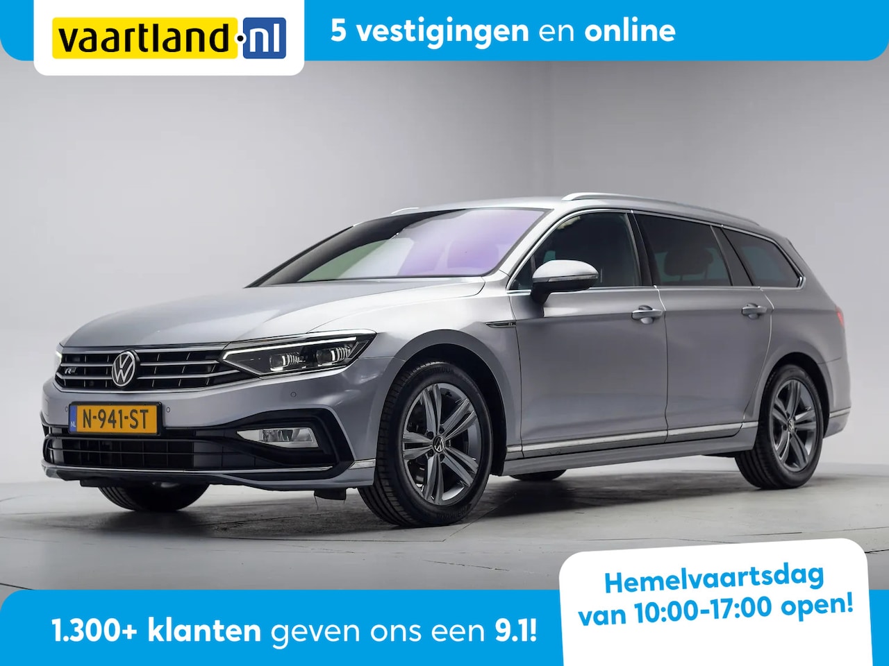 Volkswagen Passat Variant - 1.5 TSI R-Line Business + Aut. [ LED Virtual Stoelverwarming Trekhaak ] - AutoWereld.nl