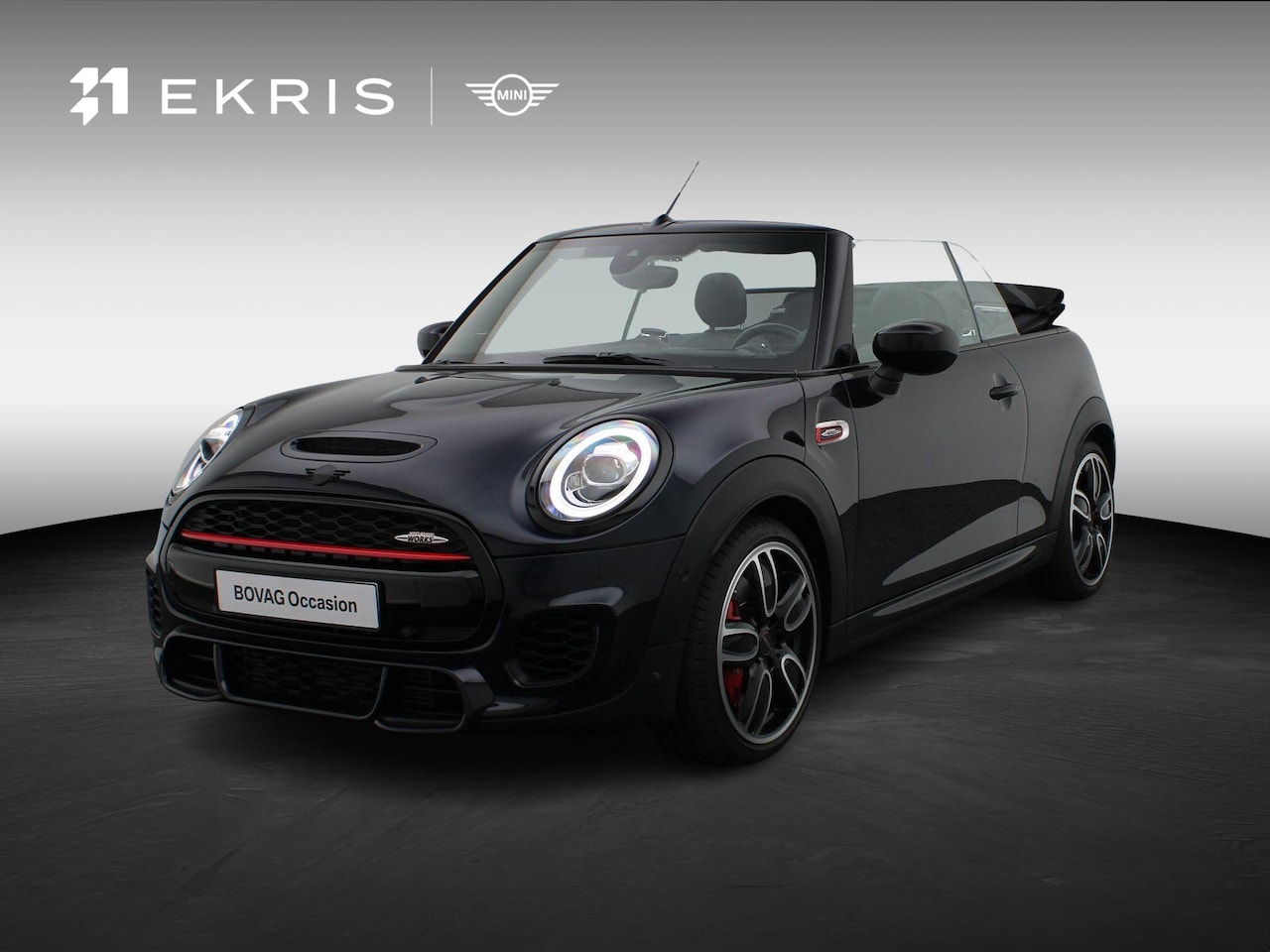 MINI Cabrio - John Cooper Works Chili + Park Assistant + Driving Assistant + Harman Kardon + Elektrisch - AutoWereld.nl