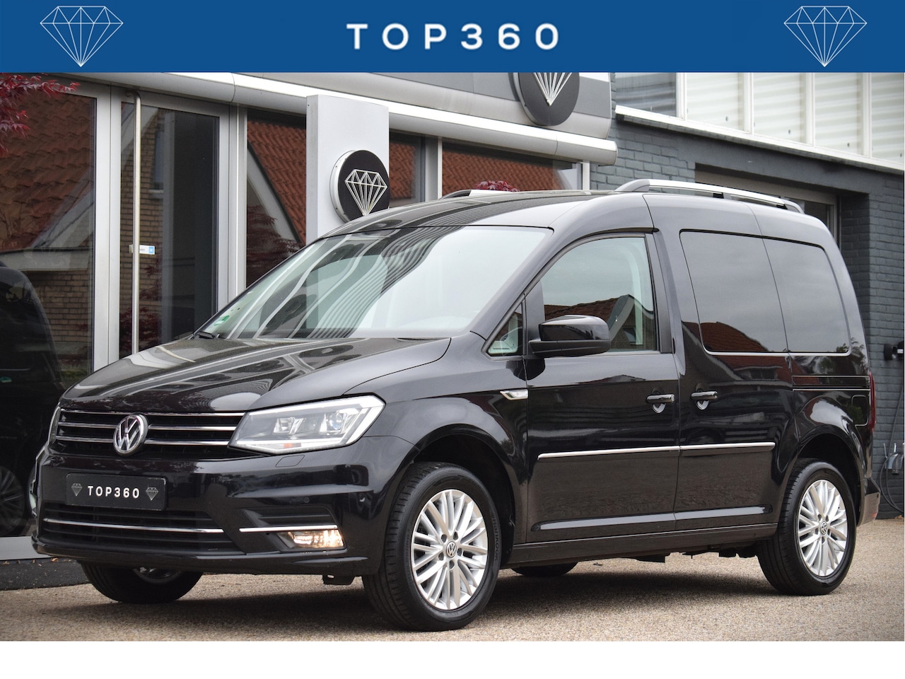 Volkswagen Caddy - 1.4 TSI Trendline Leer | Automaat | Trekhaak | 2 schuifdeuren | Achterdeuren met ruiten - AutoWereld.nl