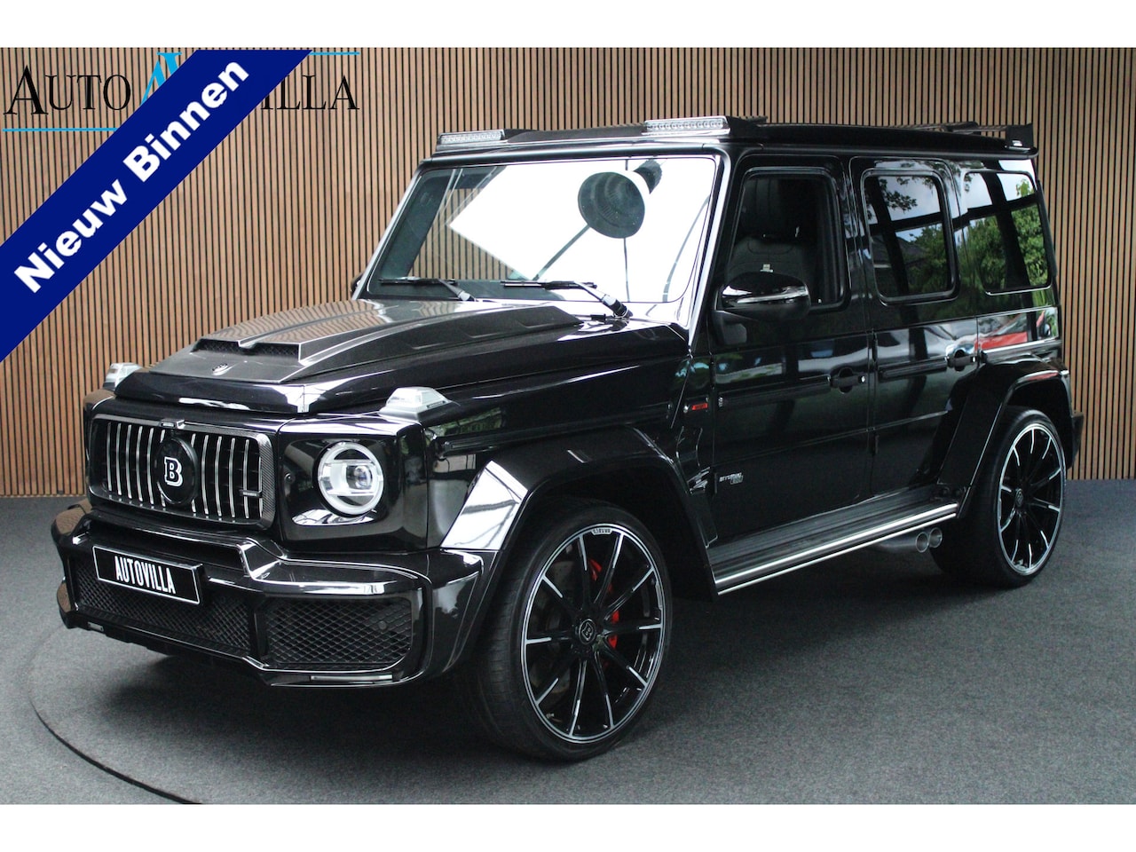 Mercedes-Benz G-klasse - 63 BRABUS 800 Burmester - Carbon - 360 Camera - Cruis Control adaptief - IWC - AutoWereld.nl