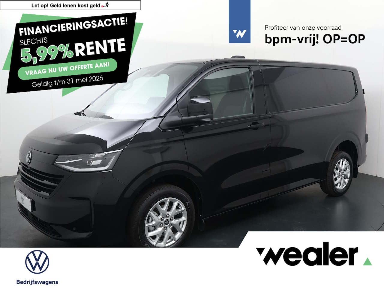 Volkswagen Transporter - 2.0 TDI L1H1 28 Bulli | BPM-vrij | - AutoWereld.nl