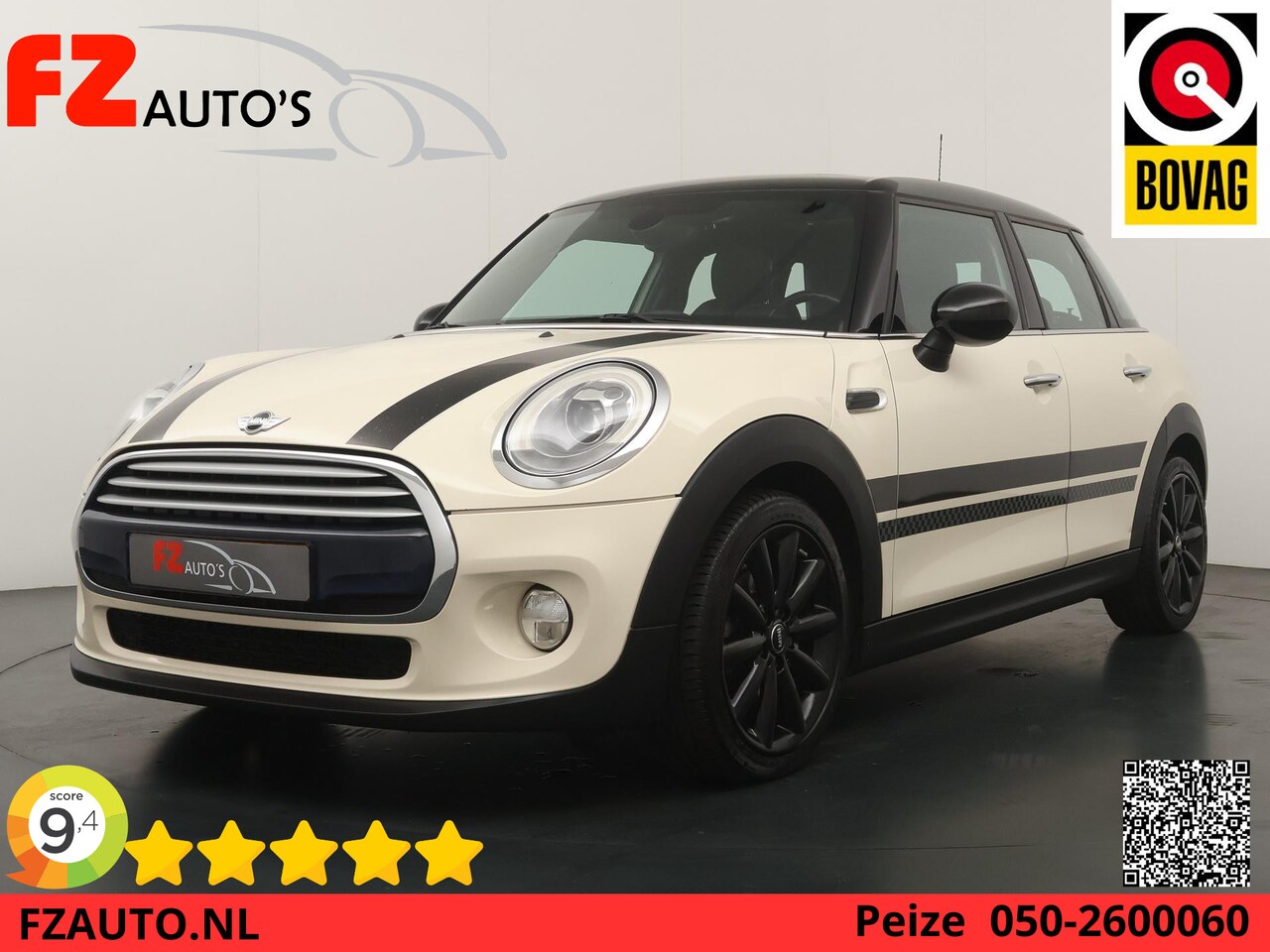 MINI Cooper - Mini 1.5 Chili Business - Navigatie - Lederen bekleding - Schuifdak - Stoelverwarming - AutoWereld.nl