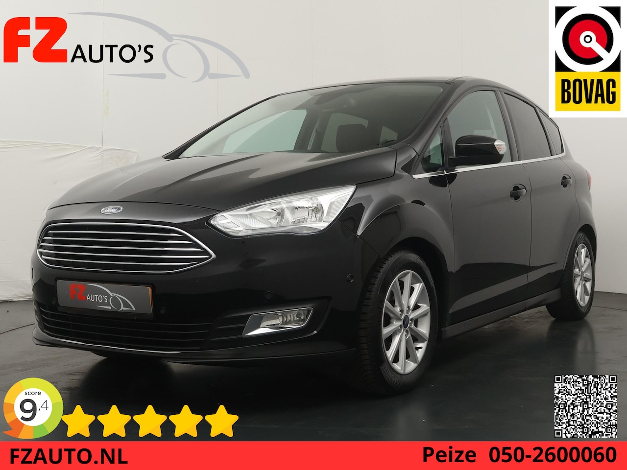 Ford C-Max - 1.5 Titanium Automaat - Navigatie - Stoelverwarming - Trekhaak - AutoWereld.nl