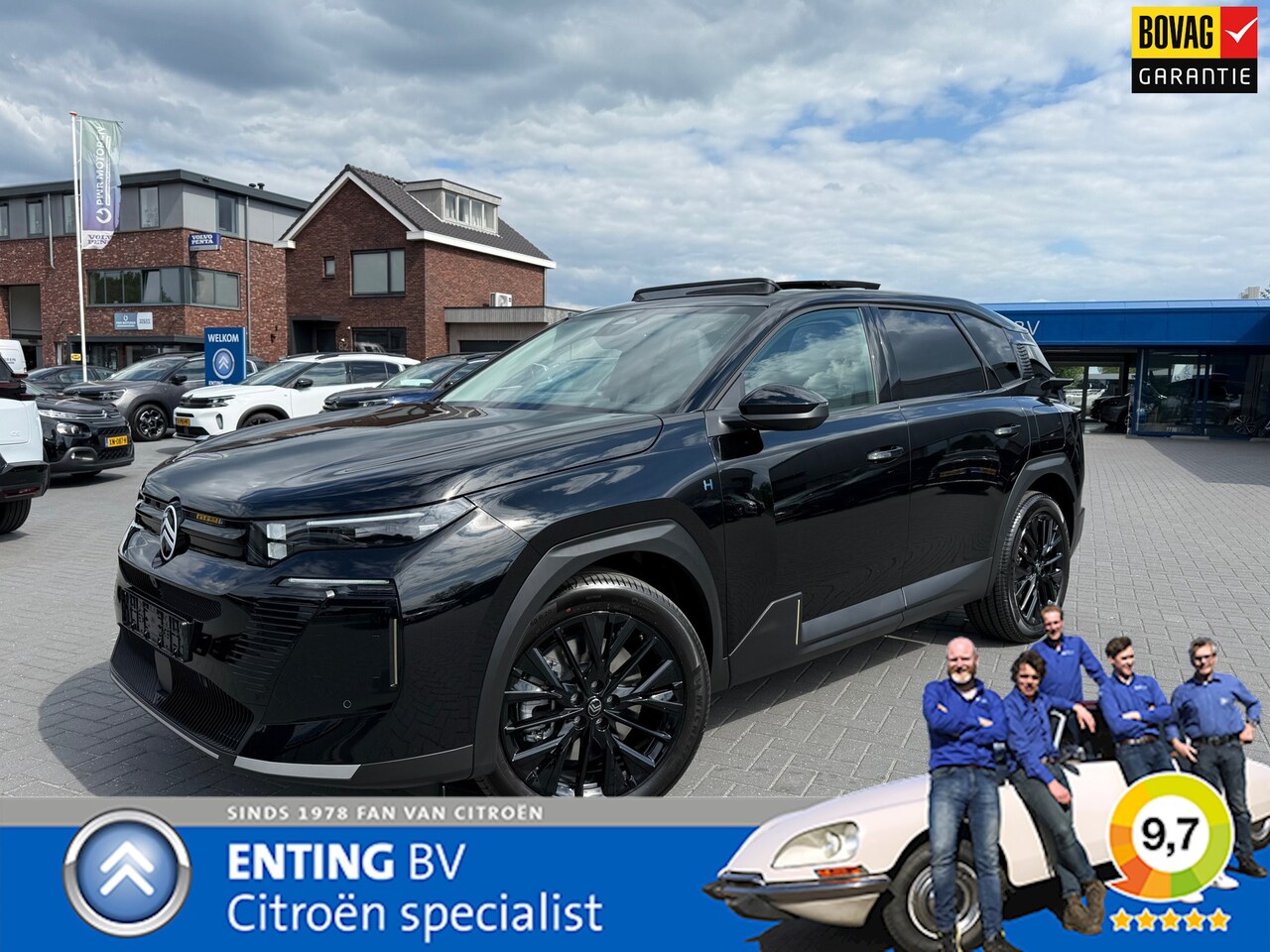 Citroën C5 Aircross - 1.6 Plug-In Hybrid 225 MAX SCHUIFDAK HYPE GREY TREKGEW 1550KG - AutoWereld.nl
