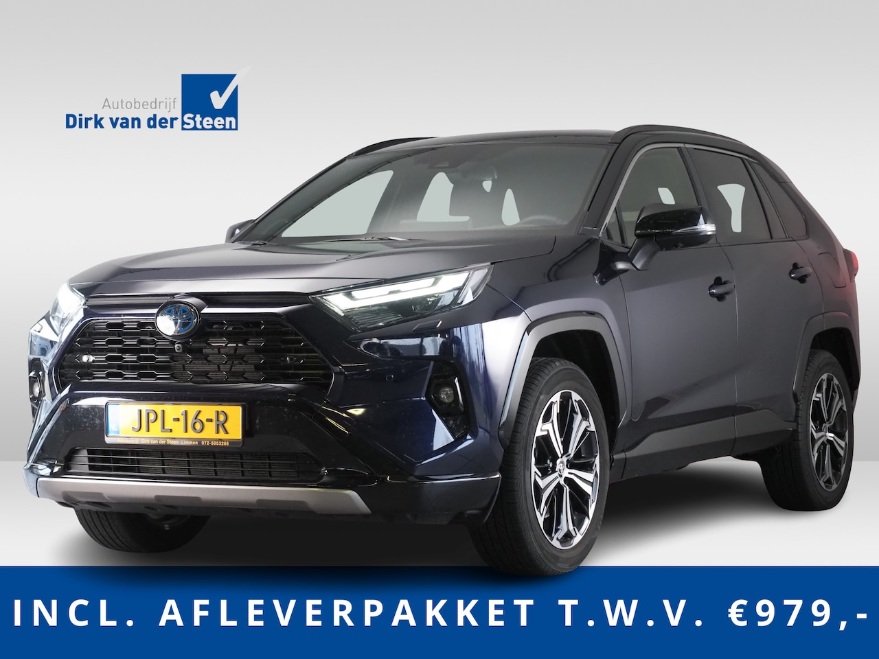 Toyota RAV4 - 2.5 Hybrid style Bi-tone | FACELIFT | JBL | Verwarmde Voorstoelen en Stuurwiel | Dodehoekd - AutoWereld.nl