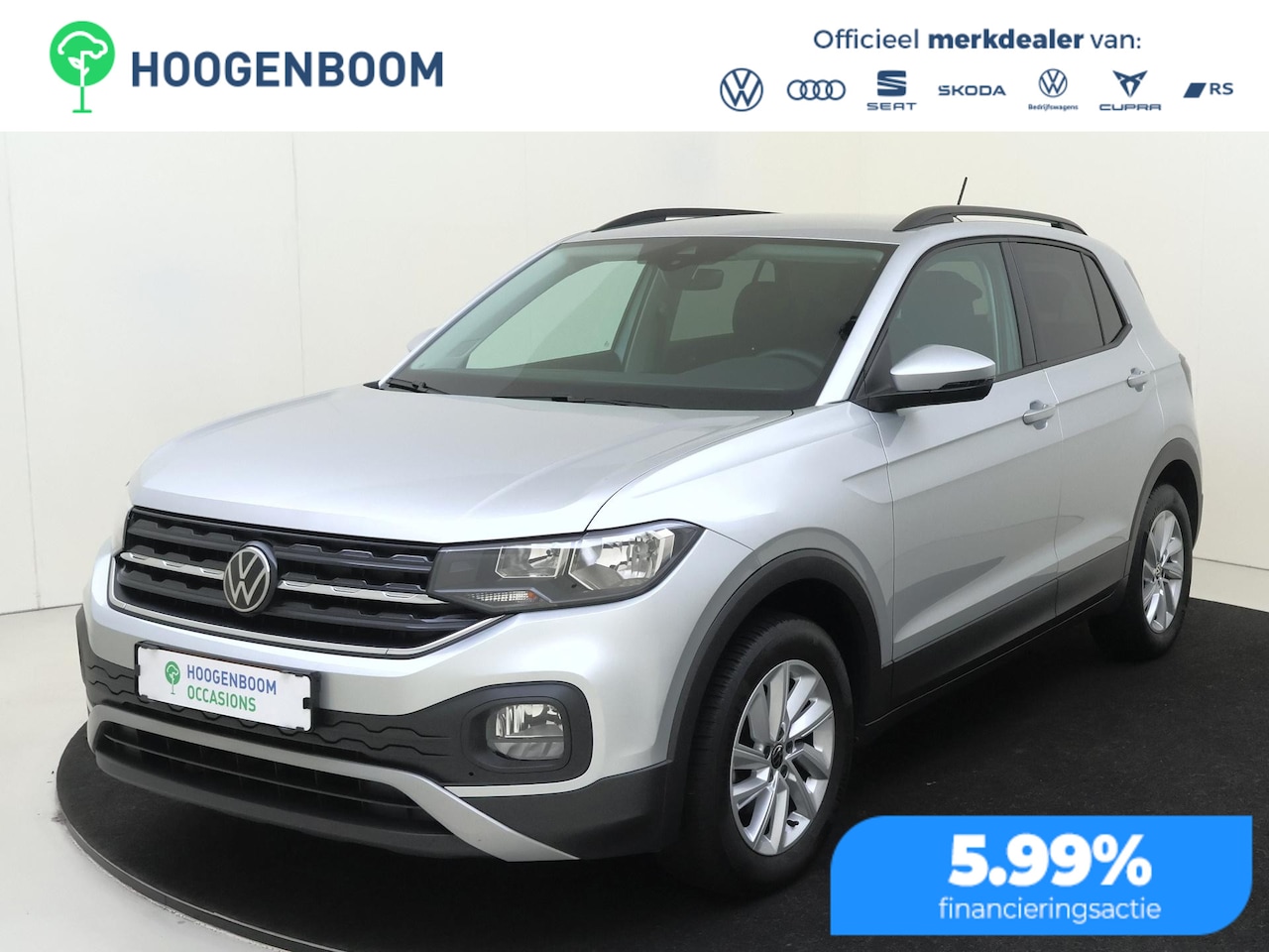 Volkswagen T-Cross - 1.0 TSI Life | Achteruitrijcamera | Adaptieve cruise control | CarPlay | Elektrisch inklap - AutoWereld.nl
