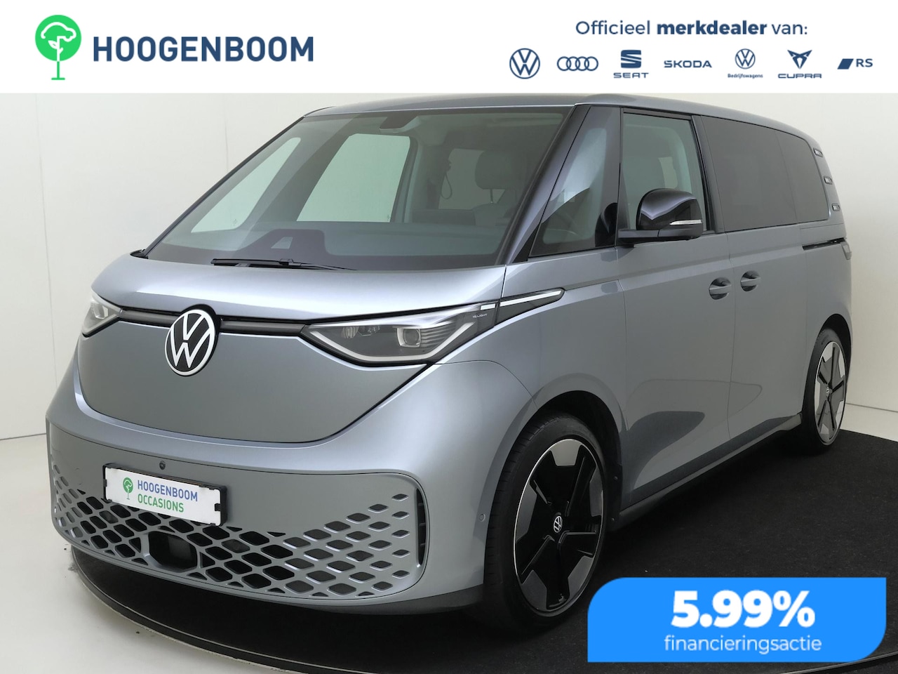 Volkswagen ID. Buzz - L1 1st Max 77kWh | SoH 93% | 360 camera | Parkeerassistent | Elektrische schuifdeuren | Ke - AutoWereld.nl