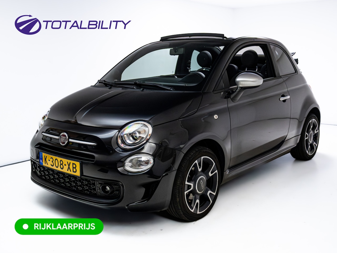 Fiat 500 C - 1.0 Hybrid Rockstar | Beats audio | Climate control | Cruise | Electrische cabrio kap | Ap - AutoWereld.nl