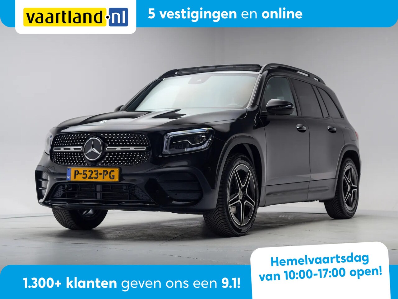 Mercedes-Benz GLB - 200 AMG Line Aut. [ Panoramadak Memory Camera Sfeerverlichting ] - AutoWereld.nl