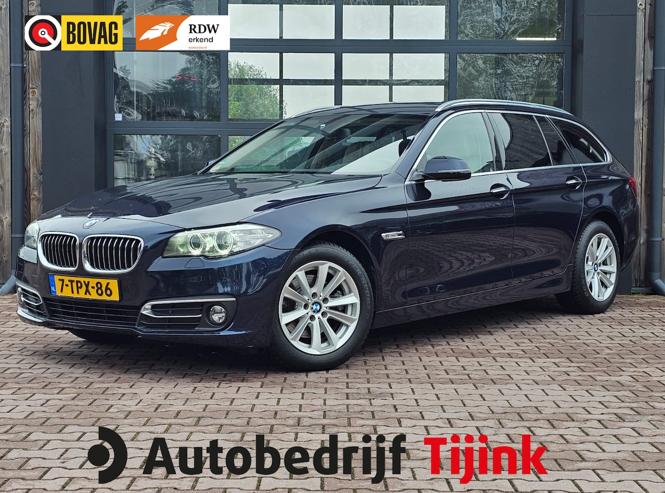 BMW 5-serie Touring - 520i Luxury Edition | Automaat | Trekhaak | Elek. stoelen | Navi | Stoelverwarming | PDC | - AutoWereld.nl