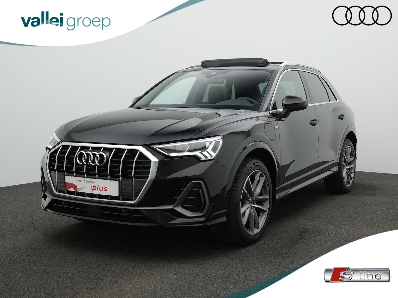 Audi Q3 - 45 TFSI e 245 pk S-tronic S-Line | Panoramadak | Leder | Stoelverwarming | Adaptive Cruise - AutoWereld.nl