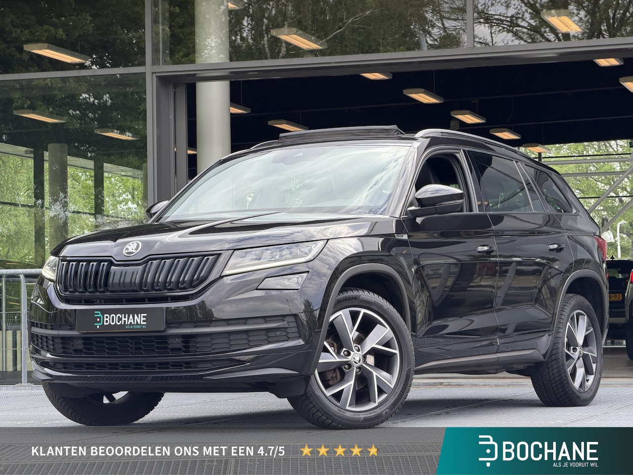 Skoda Kodiaq - 1.5 TSI Sportline Business 7p. Automaat 150PK | Schuifkanteldak | Stoelverwarming | Adapti - AutoWereld.nl