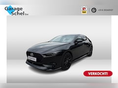 Mazda 3 - 3 2.0 e-SkyActiv-X M Hybrid 180 Luxury - ACC - Navi - Stoel-stuurverwarming - Leder - Came