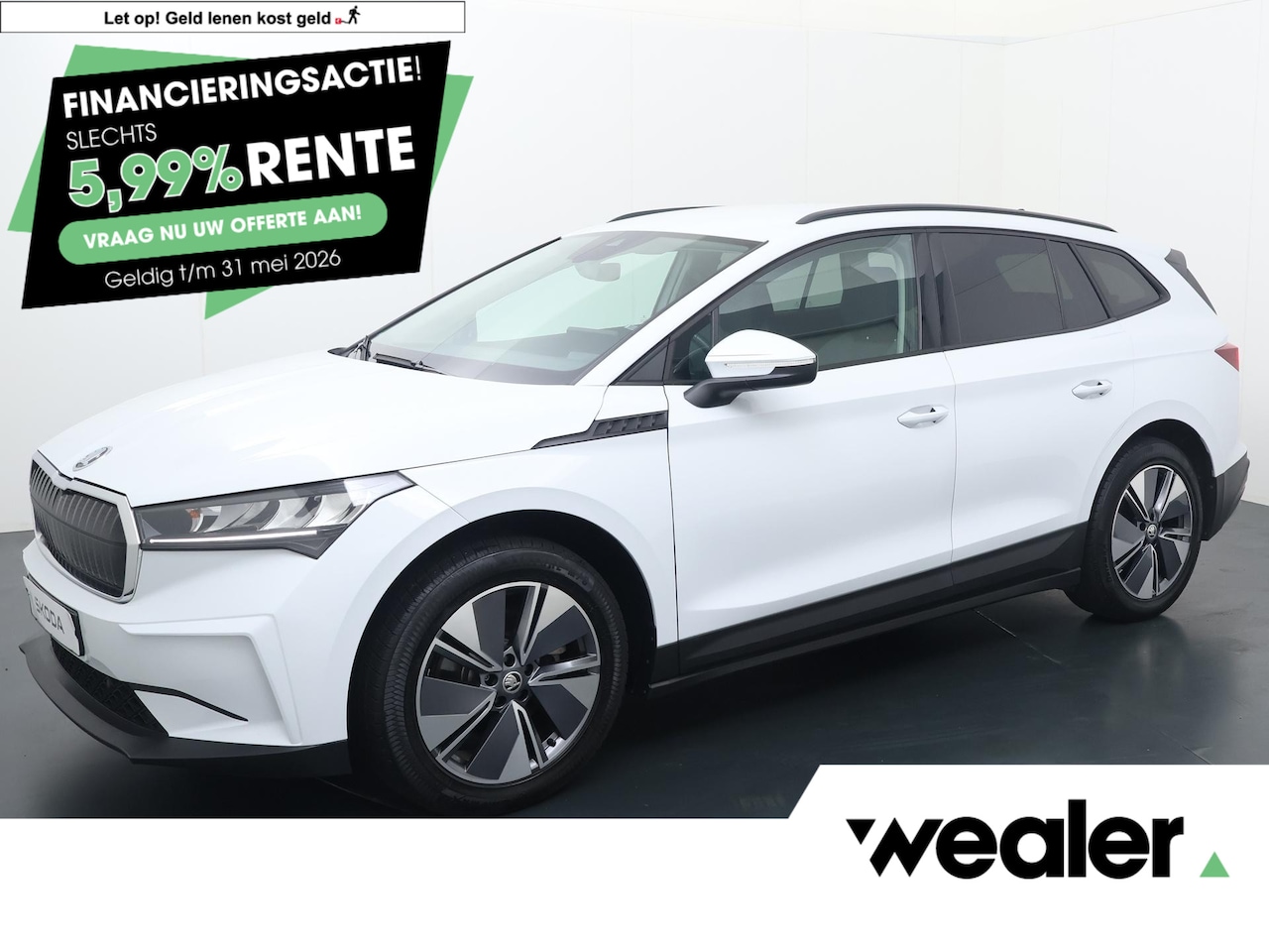 Skoda Enyaq iV - 60 | 180 PK | SoH 90% | Voorstoelen verwarmd | Navigatiesysteem | Climate control | - AutoWereld.nl