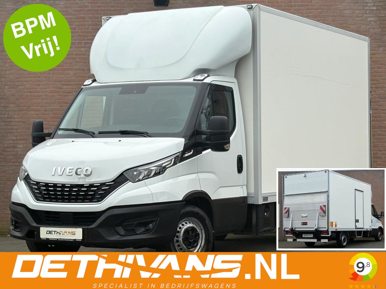 Iveco Daily - 35S16 160PK Aut8 Bakwagen + Laadklep - AutoWereld.nl