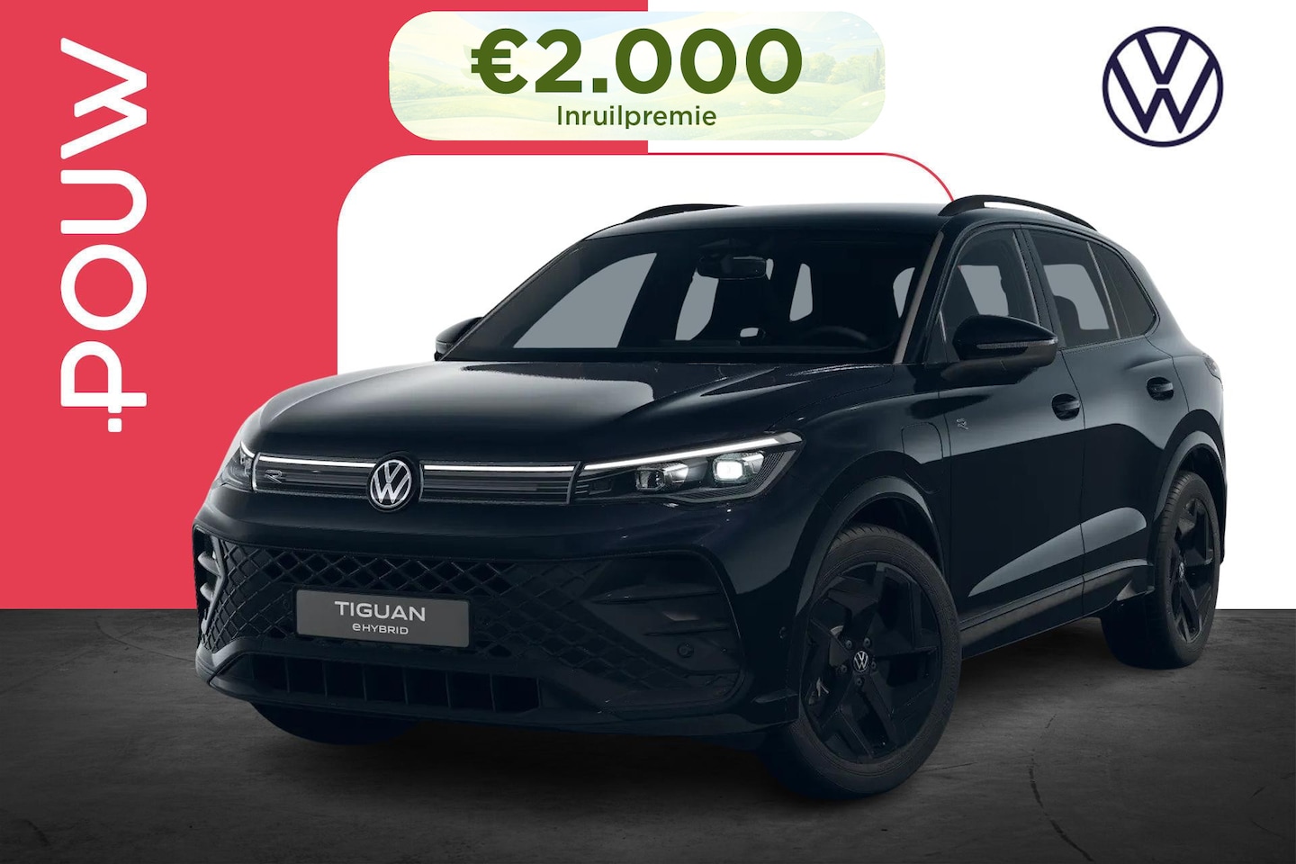 Volkswagen Tiguan - 1.5 eHybrid 204pk R-Line | Black Style Pakket | Trekhaak Wegklapbaar - AutoWereld.nl