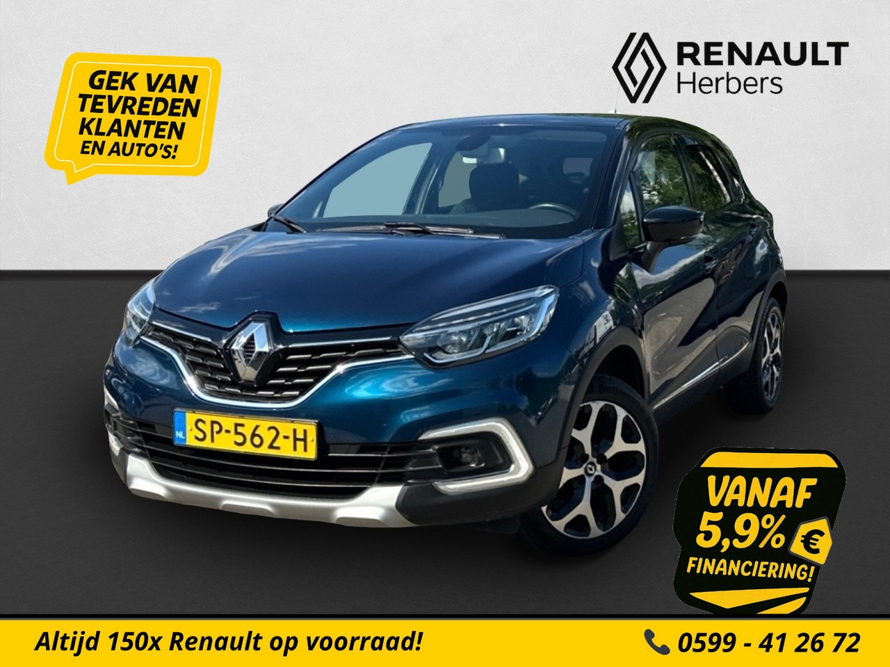 Renault Captur - 0.9 TCe Intens CLIMATE / CRUISE / TREKHAAK / NAVI / PDC ACHTER - AutoWereld.nl