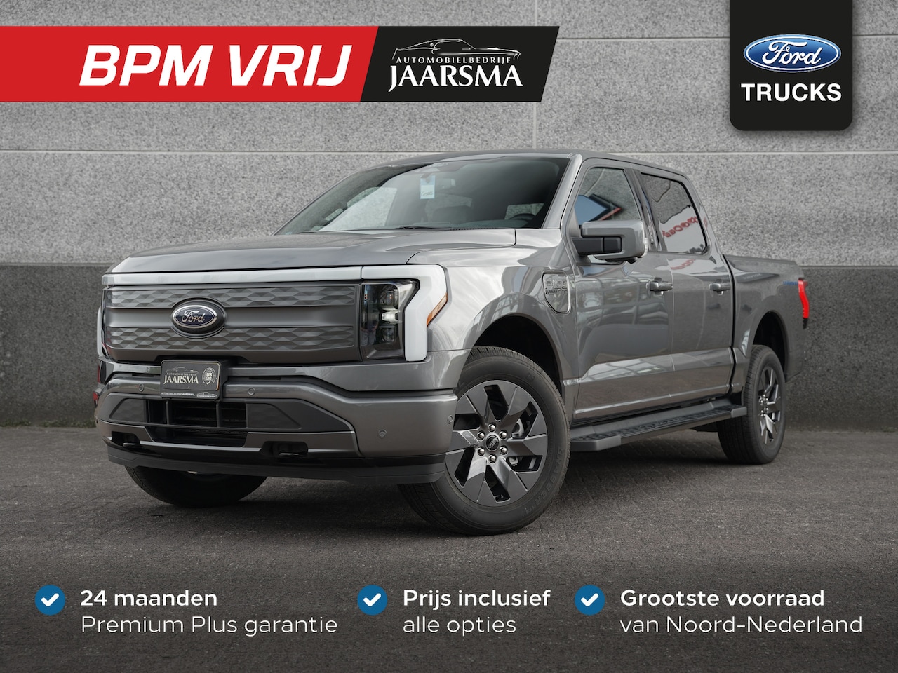 Ford F150 Lightning - F-150 Lariat Standard Range |386 KM Range |Leder |360 graden camera | Adaptive Cruise Cont - AutoWereld.nl