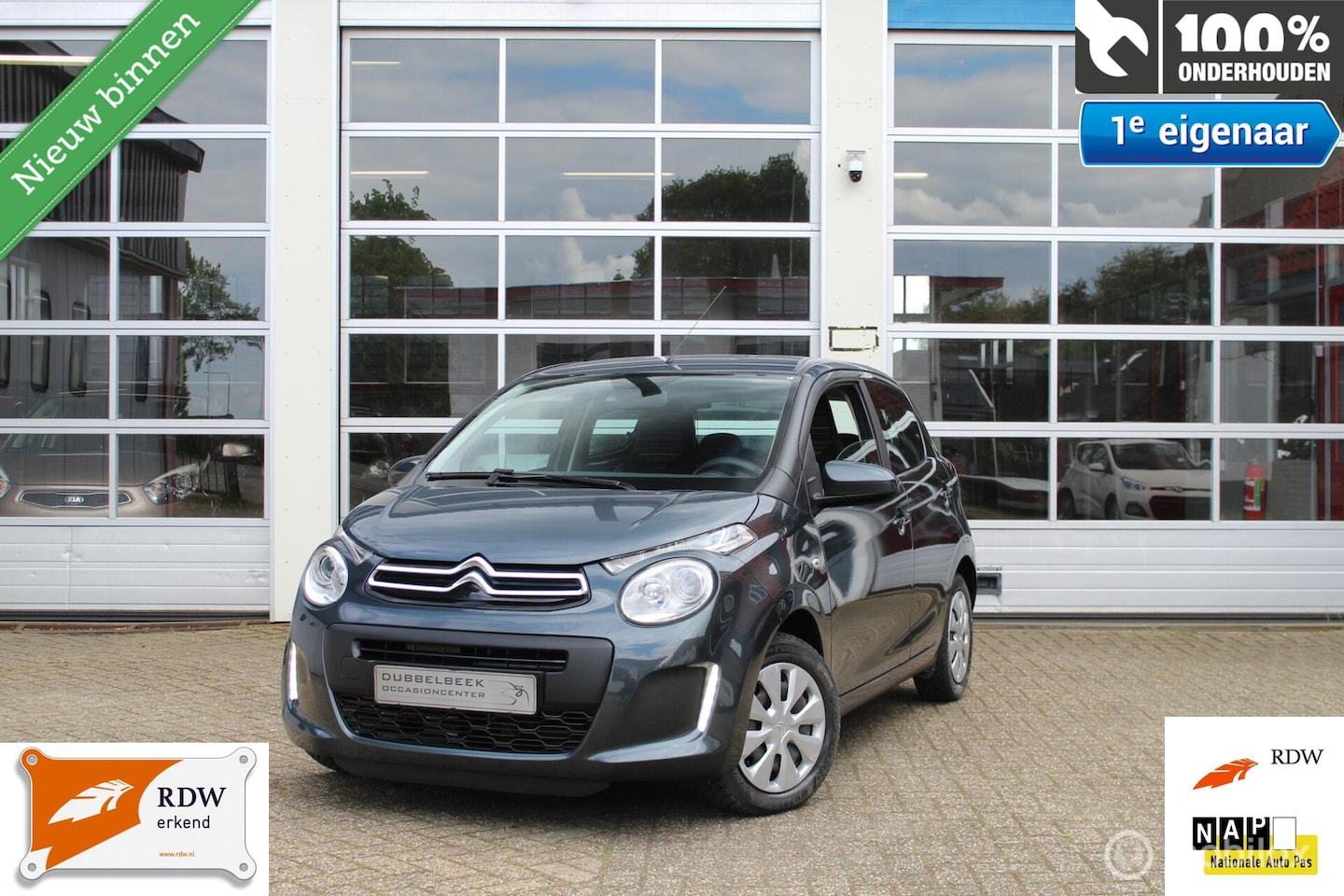 Citroën C1 - 1.0-12V 5-DEURS E-VTi Cool/'FEEL' NW MODEL LEDVERLICHTING AIRCONDITIONING BLUETOOTH TEL.CA - AutoWereld.nl