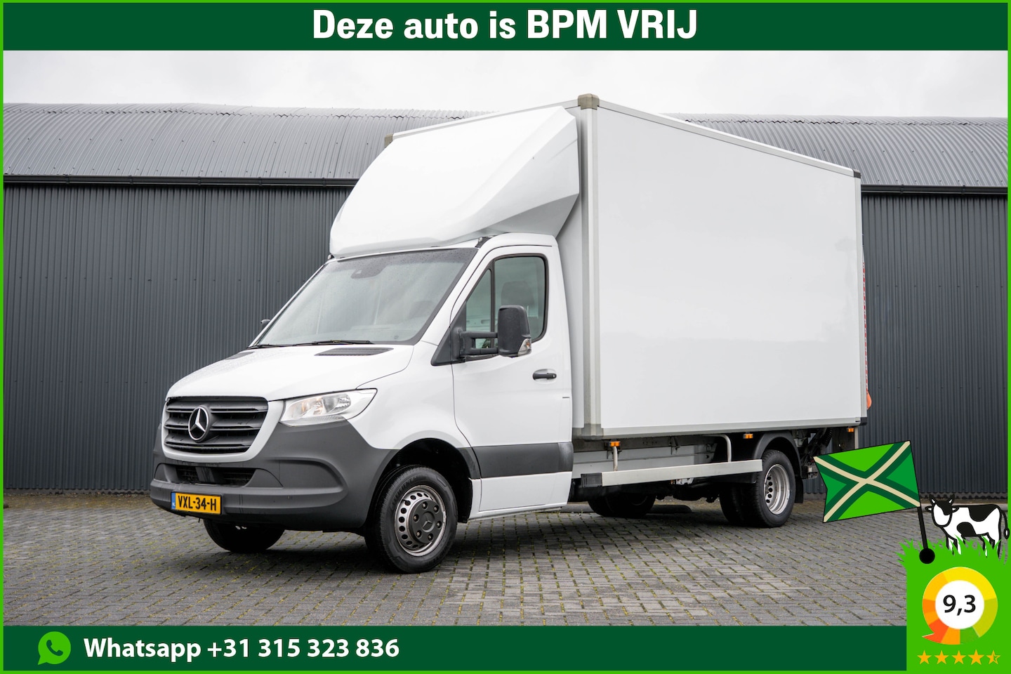 Mercedes-Benz Sprinter - 515 CDI | Automaat | Bakwagen met laadklep | Zijdeur | Camera | Cruise | 1ste Eigenaar | M - AutoWereld.nl