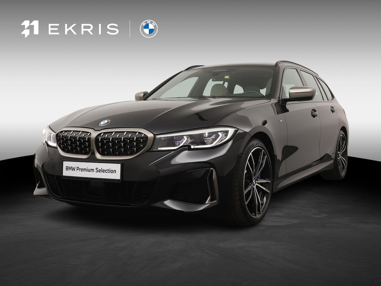 BMW 3-serie Touring - M340i xDrive | Trekhaak | Head-Up | Panoramadak | Elektrische stoelen | Harman Kardon | Le - AutoWereld.nl