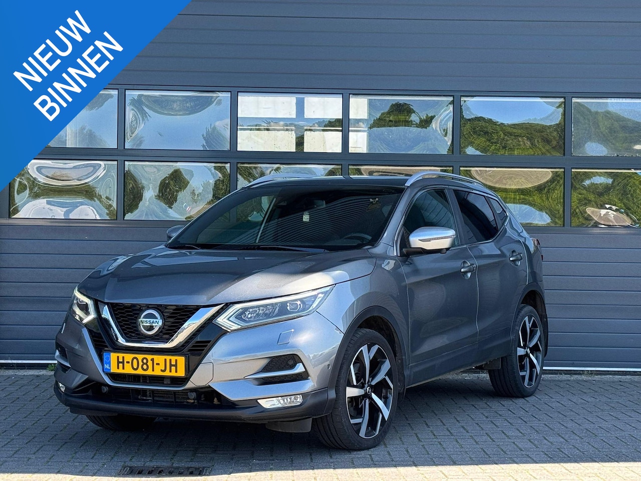 Nissan Qashqai - 1.2 TEKNA + I AUTOMAAT I PANORAMADAK I LEDEREN BEKLEDING I P-CAMERA - AutoWereld.nl