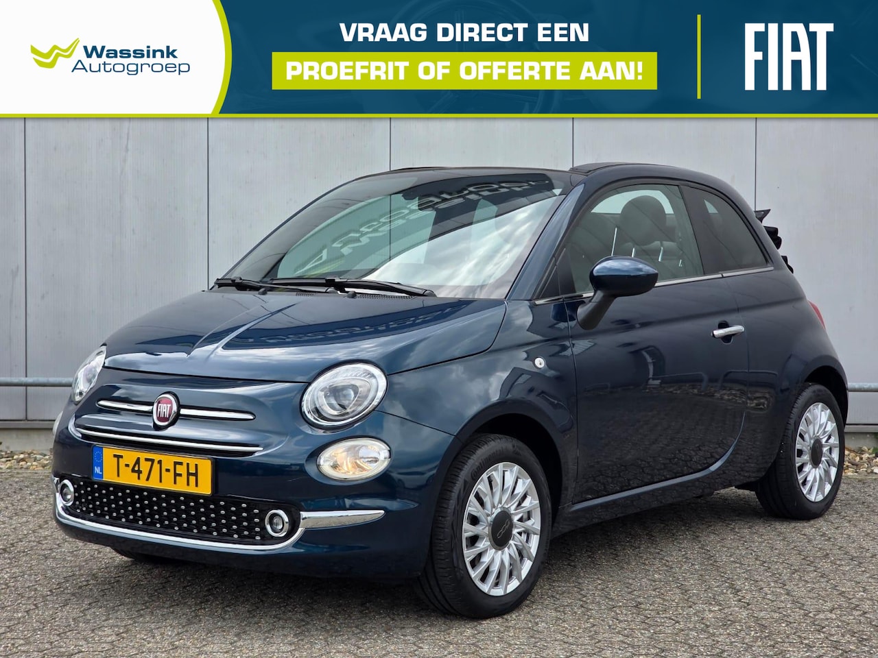 Fiat 500 C - 1.0 Hybrid Dolcevita Navigatie | Bluetooth | Cruise Control - AutoWereld.nl