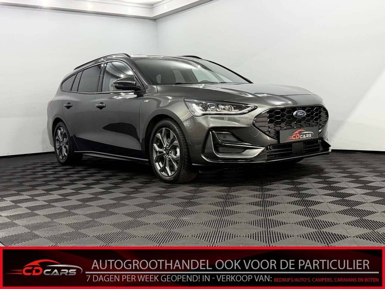 Ford Focus - 1.0 EcoBoost Hybrid ST Line Style Camera, Navi, Keyless start, Cruise control, Rijstrook c - AutoWereld.nl