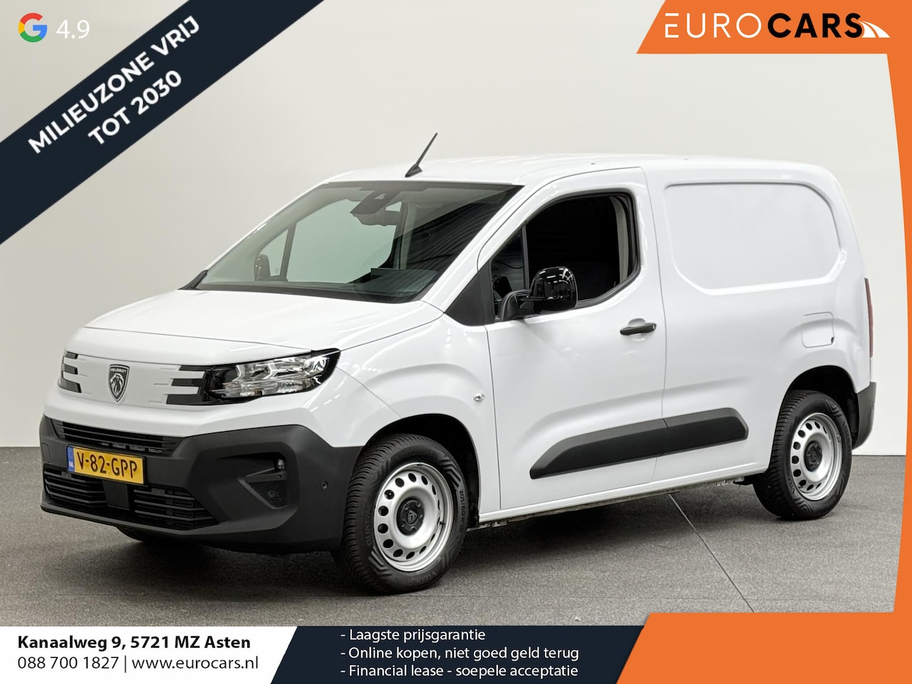 Peugeot Partner - 1.5 BlueHDi 130PK L1 Automaat Airco Cruise Control Apple Carplay/ Android Auto Trekhaak Bl - AutoWereld.nl