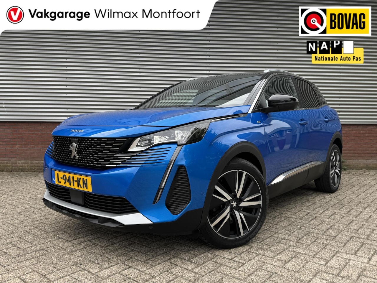 Peugeot 3008 - PureTech Blue Lease GT|PANO|Focal|Alcantara/leder|Camera V+A|Elek.stoel.|Adap.Cruise| - AutoWereld.nl