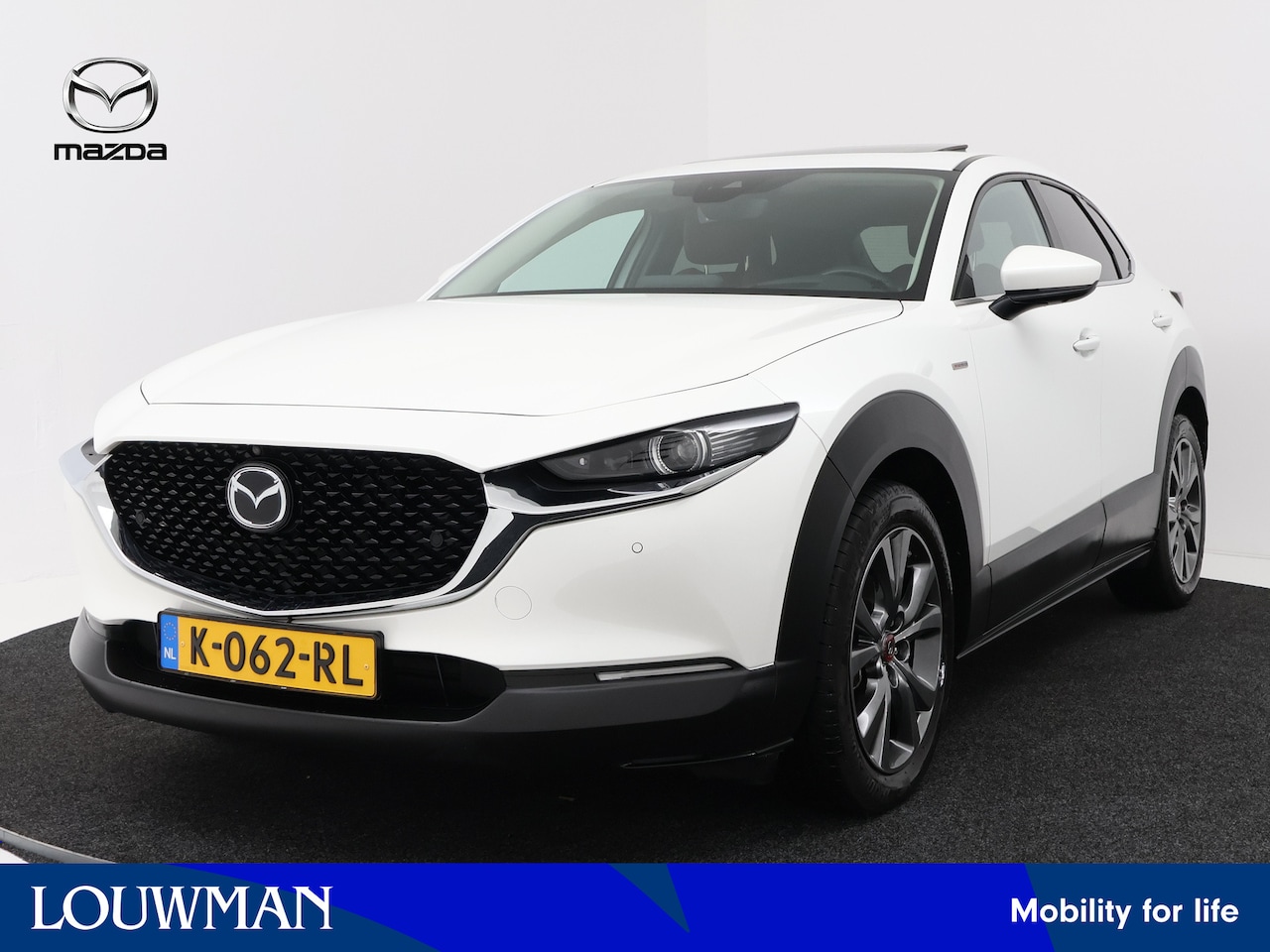 Mazda CX-30 - 2.0 e-SkyActiv-X M Hybrid100th Anniversary Ed. | Trekhaak | Schuifdak | 360 Camera | BOSE - AutoWereld.nl